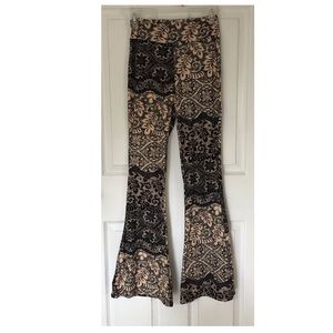 SATINA BOHO Flare Pants